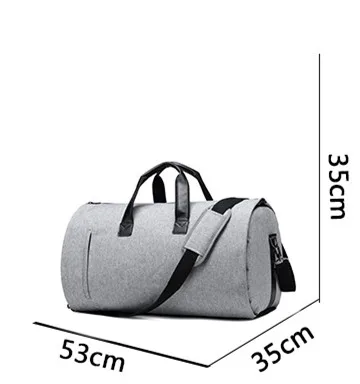 Large Capacity Men Travel Bag Waterproof Duffle Bag Short Trip Suit Storage Hand Luggage Bags With Shoe Pouch Oxford Travel Bag