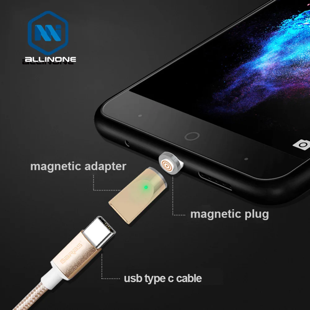 Garas Магнитный USB Type C адаптер/Micro/USB type c порт зарядное устройство и адаптер для