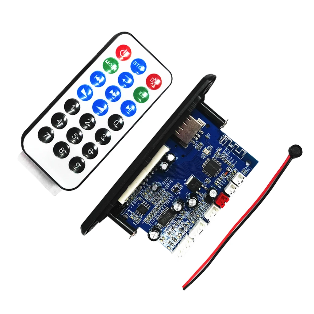 Bluetooth Digital Auto Car Stereo Power Amplifier Sound Mode Audio Music Player Support USB MP3 FM TF for Auto Motorcycle