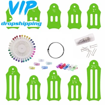 

2020 ROLLY Sasher Collection Tool Set Kostenlose Pinning Clips DIY Tool Set for Jelly Roll Rugs Bags Quilts Place Mats Runners
