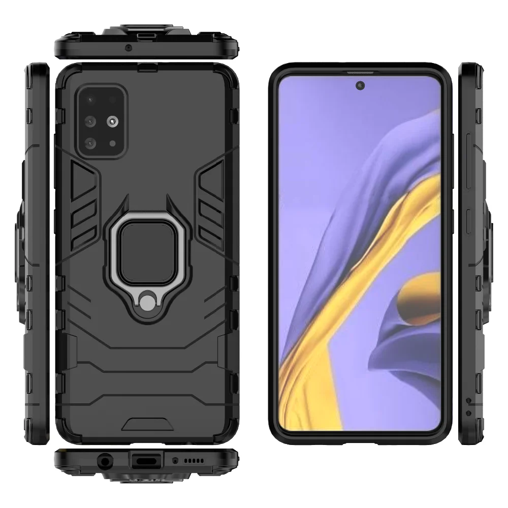 Чехол Tigenkey для samsung Galaxy A51, задняя крышка с подставкой, противоударный чехол для Galaxy A51, чехол