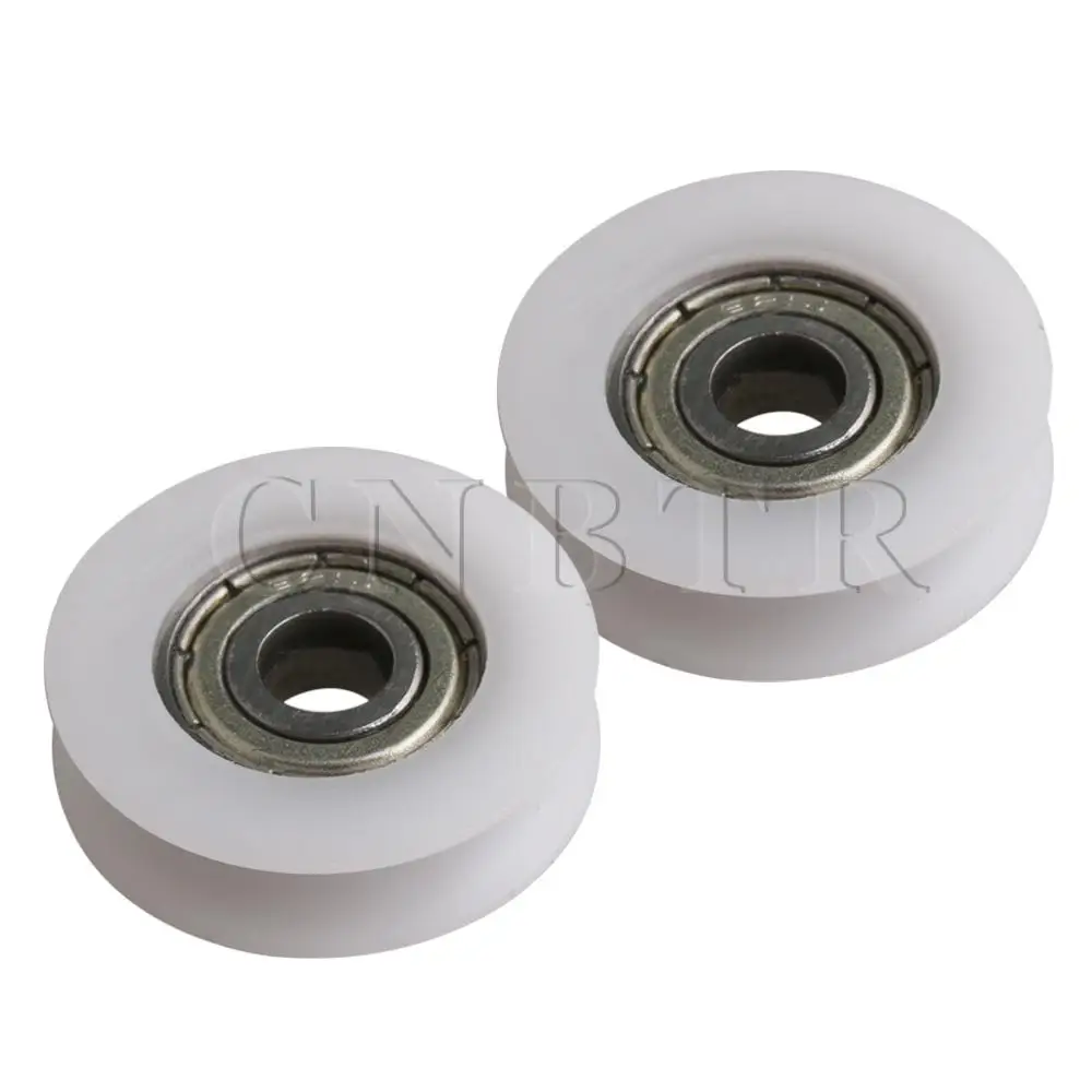 CNBTR 4x U Тип Groove подшипник 625ZZ направляющий шкив 73 кг 24x5x7mm|Дверные ролики| |