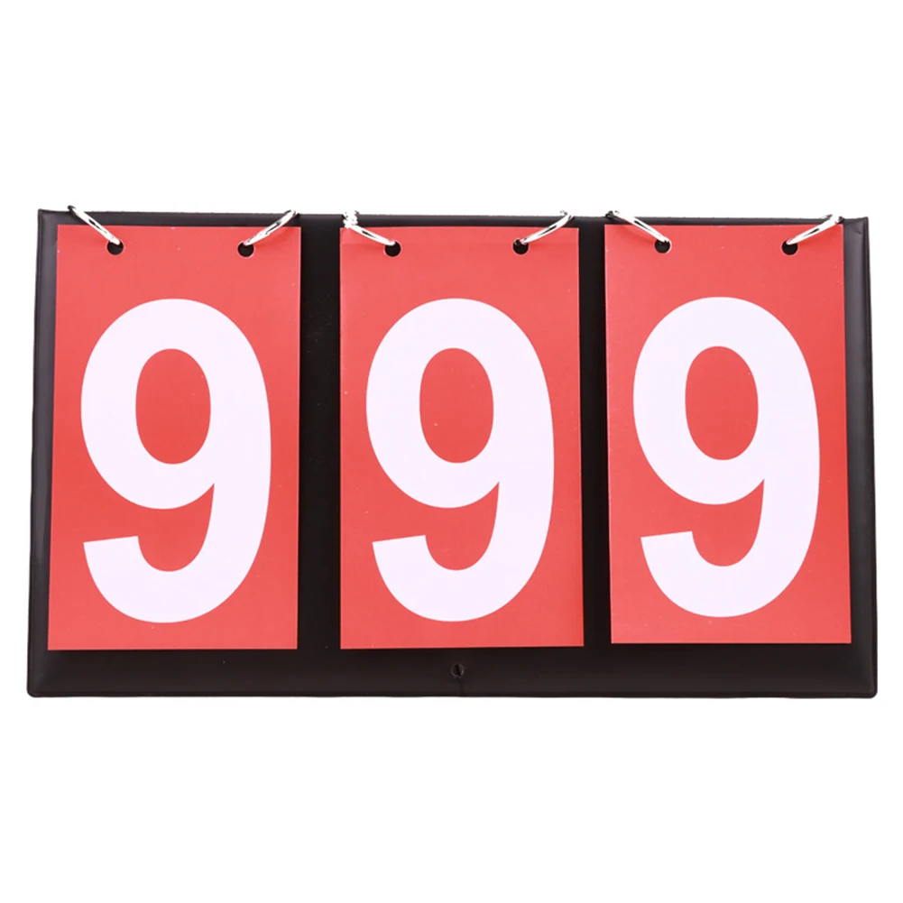 

Double Sided Folding Portable Table Tennis Durable Multipurpose Sports Competition Badminton Basketball Scoreboard Accessories