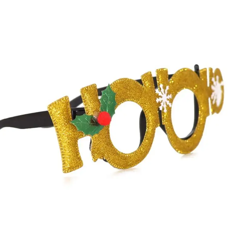 1 шт., рождественские украшения, вечерние, новогодние очки, рамка, подарки для детей, Санта Клаус, рога, очки, рождественские игрушки