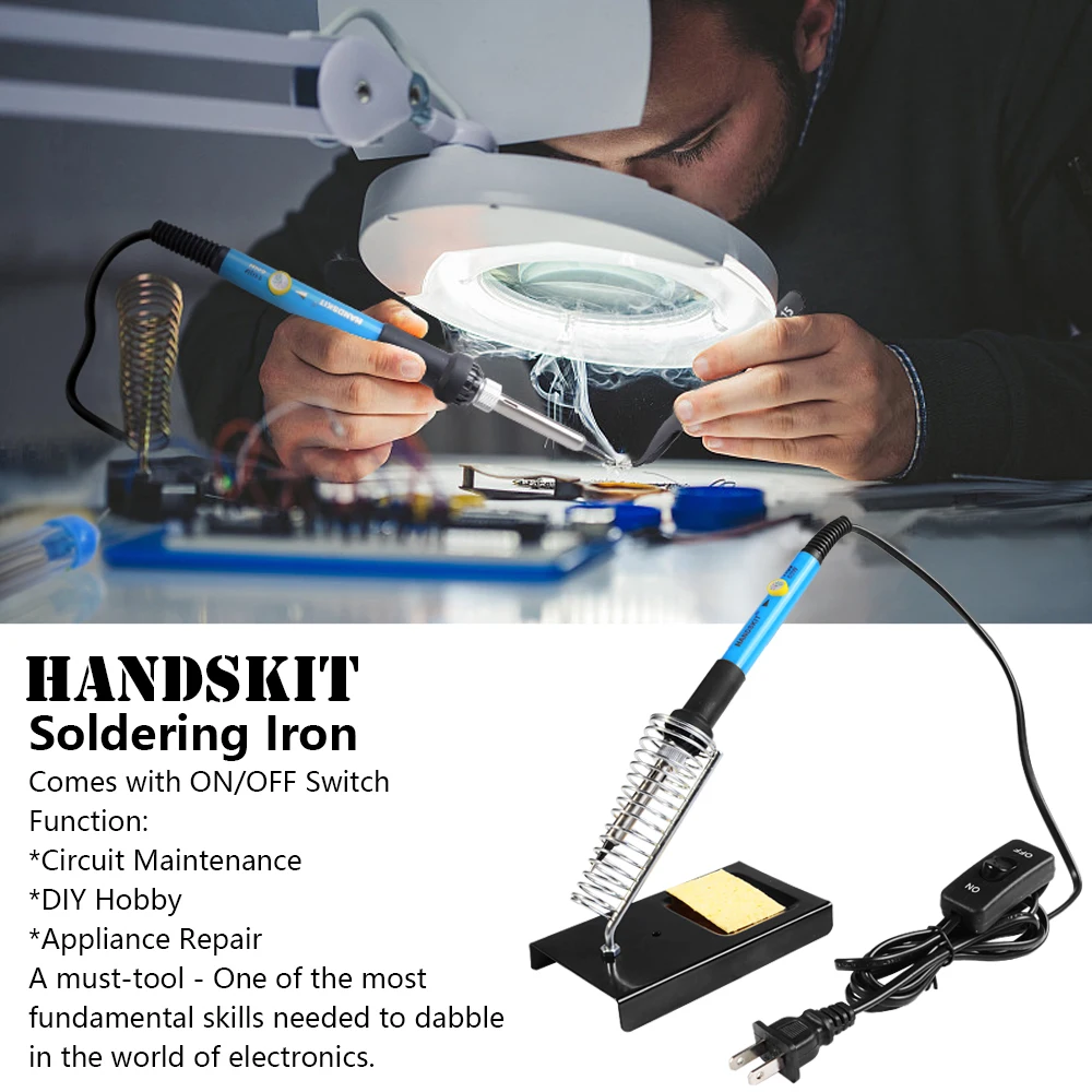 Handskit Eletronic 220 V/110 V 60W Adjsutable паяльник с отверткой набор мобильных инструментов для ремонта с открывающимся набором