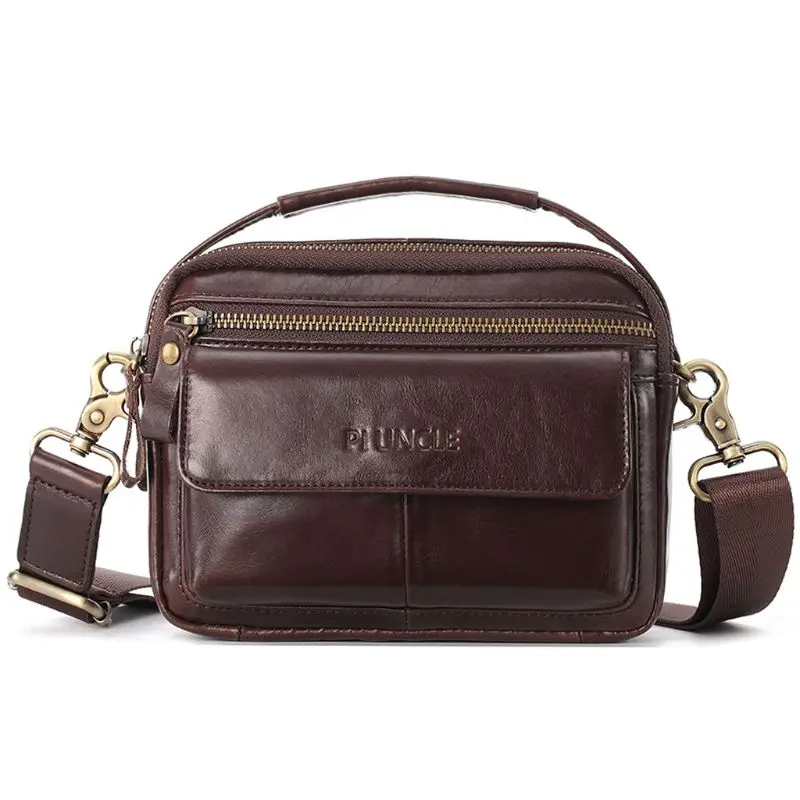 

Men Leather Crossbody Shoulder Messenger Waist Bag Vintage Handbag Phone Pouch X5XA