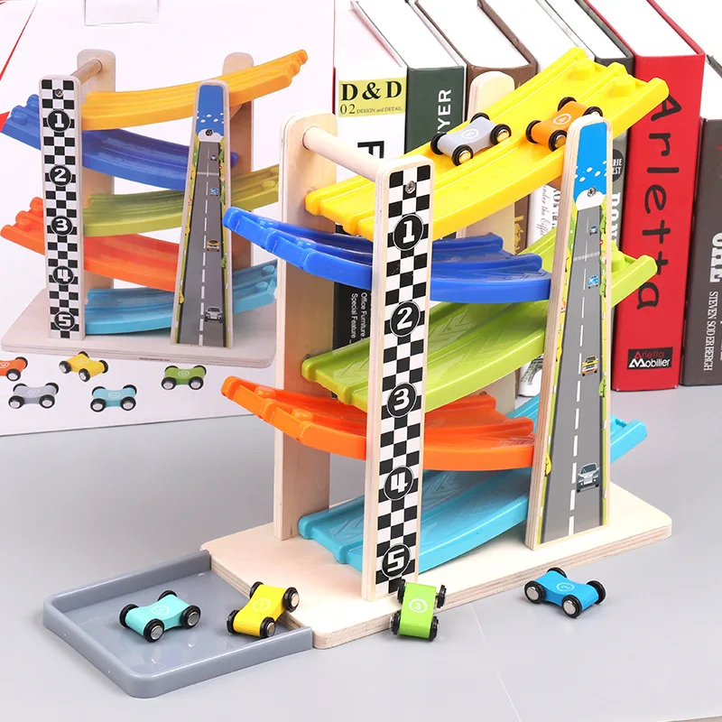 Скользящая камера для детей 1-2-3-4-5-6 лет, деревянные игрушки для малышей, мужская, унисекс, Детская обучающая машинка, инерционный скольжение