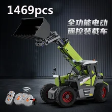 MOC-35607 Multi-function Loader High Tech Creator RC Full-featured Engineering Remote Control Building Block Toys for Boys Gift