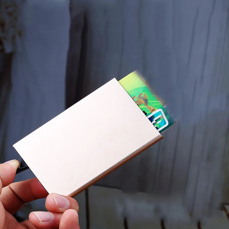 LKEEP металлический магический Pop Up Бизнес ID кредитный держатель для карт унисекс чехол для банковских карт для мужчин и женщин визитная карточка с металлическим зажимом