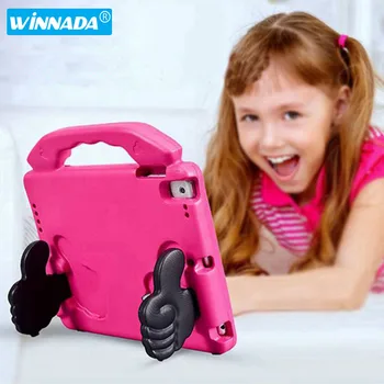 

For ipad 7th generation case EVA materials tablet cover for ipad air 2 case Bracket function kids case for ipad case