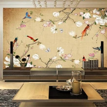 Beibehang пользовательские 3d Обои фреска Мода Цветок Птица 3D гостиная спальня ТВ фон стены фото обои для стен 3 d