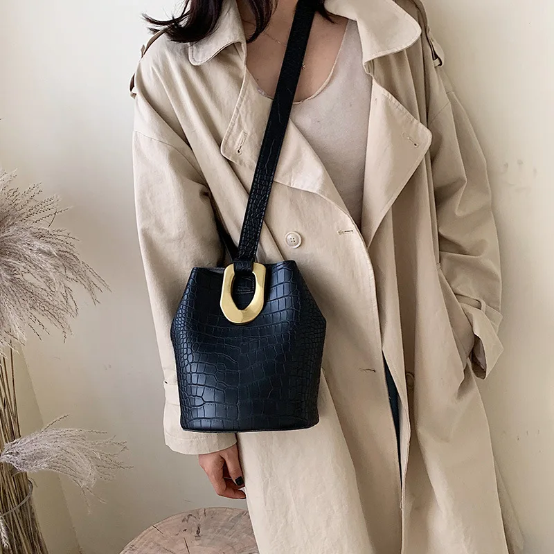 Mododiino сумка через плечо из искусственной кожи для женщин с крокодиловым узором