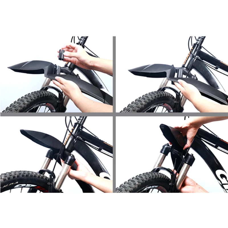 Велосипедное крыло MTB 24 26 27,5 29 дюймов грязевые крылья передние/задние колеса крылья удобное крепление Дополнительная длина ширина глубокий паз