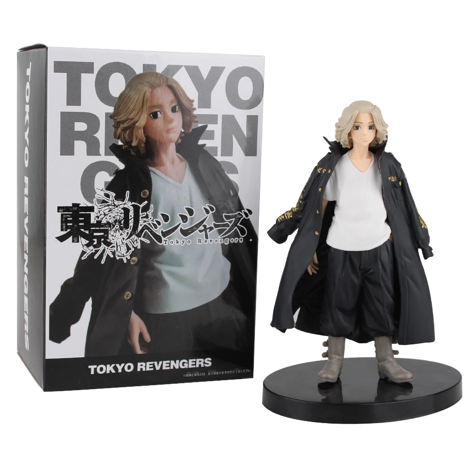 【Ready Stock】16CM Anime Tokyo Revengers Action Figure Manjiro Sano Chifuyu Matsuno Takemichi Hanagaki Figurine Manga
