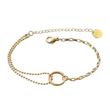 

Timeless Wonder Titanium Pave Beaded Chain Link Choker Necklace Women Stainless Steel Jewelry Gothic Ins Fine Trendy Set 6022