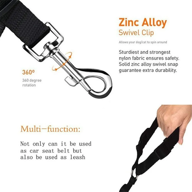 Pet Safety Rope Ring Dog Riding Safety Belt Leash Set