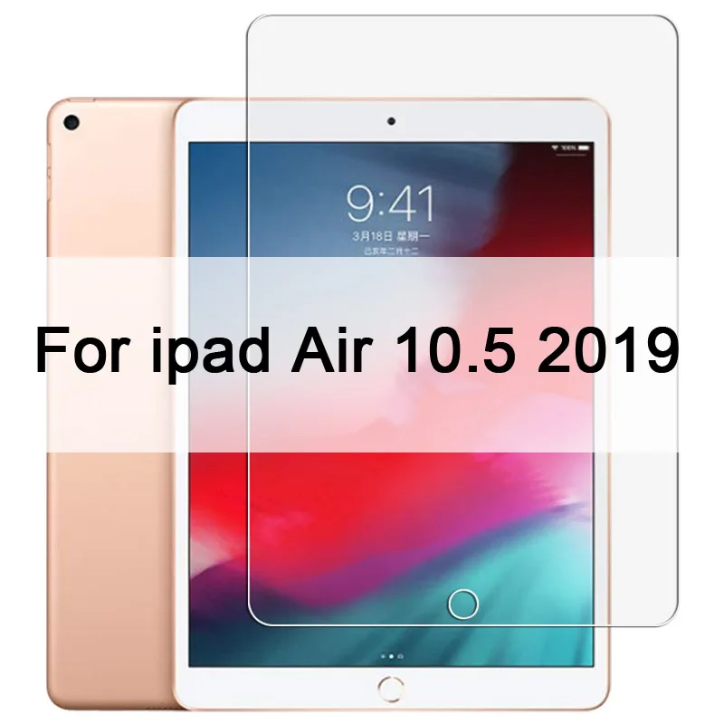 9H протектор экрана для iPad 10,2 дюймов 2.5D полное покрытие из закаленного стекла для iPad Pro 11 Air 2 3 MiNi 5 4 3 2 стекло - Цвет: For ipad 10.5 2019