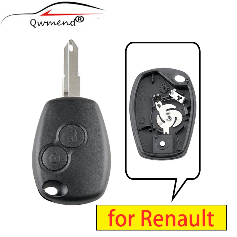 2 Buttons Repair Remote Key Case Shell for RENAULT Clio 3 Twingo DACIA Logan Sandero VV  Modus