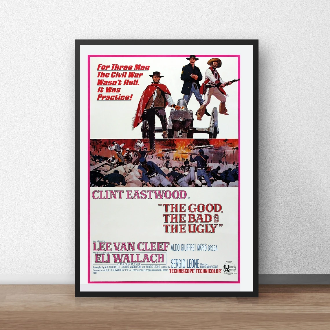 

The Good The Bad And The Ugly Classic Movie Poster Canvas Art Print Home Decoration Wall Painting ( No Frame )