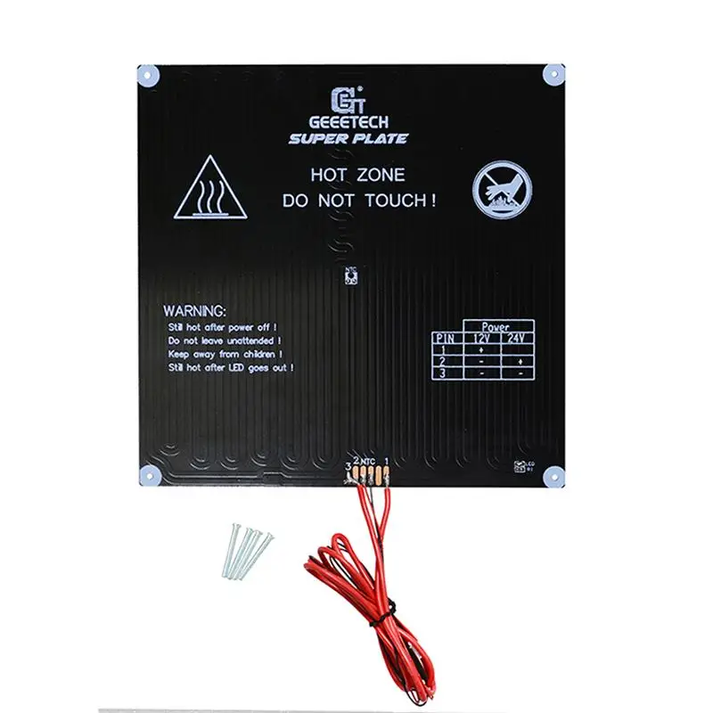 Запчасти для 3D принтера Geeetech 230*230 мм * 4 стеклянная черная платформа Superplate +