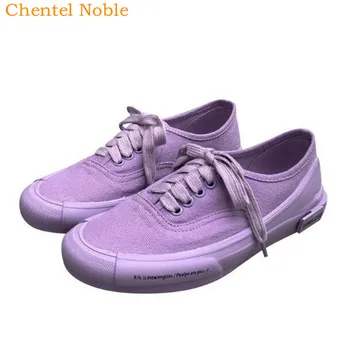 

Brand Manual Women Canvas Casual Shoes Comfortable Women Platform Shoes 2019 Fashion Sapatos Feminino Trainers Lace-Up 35-40Size