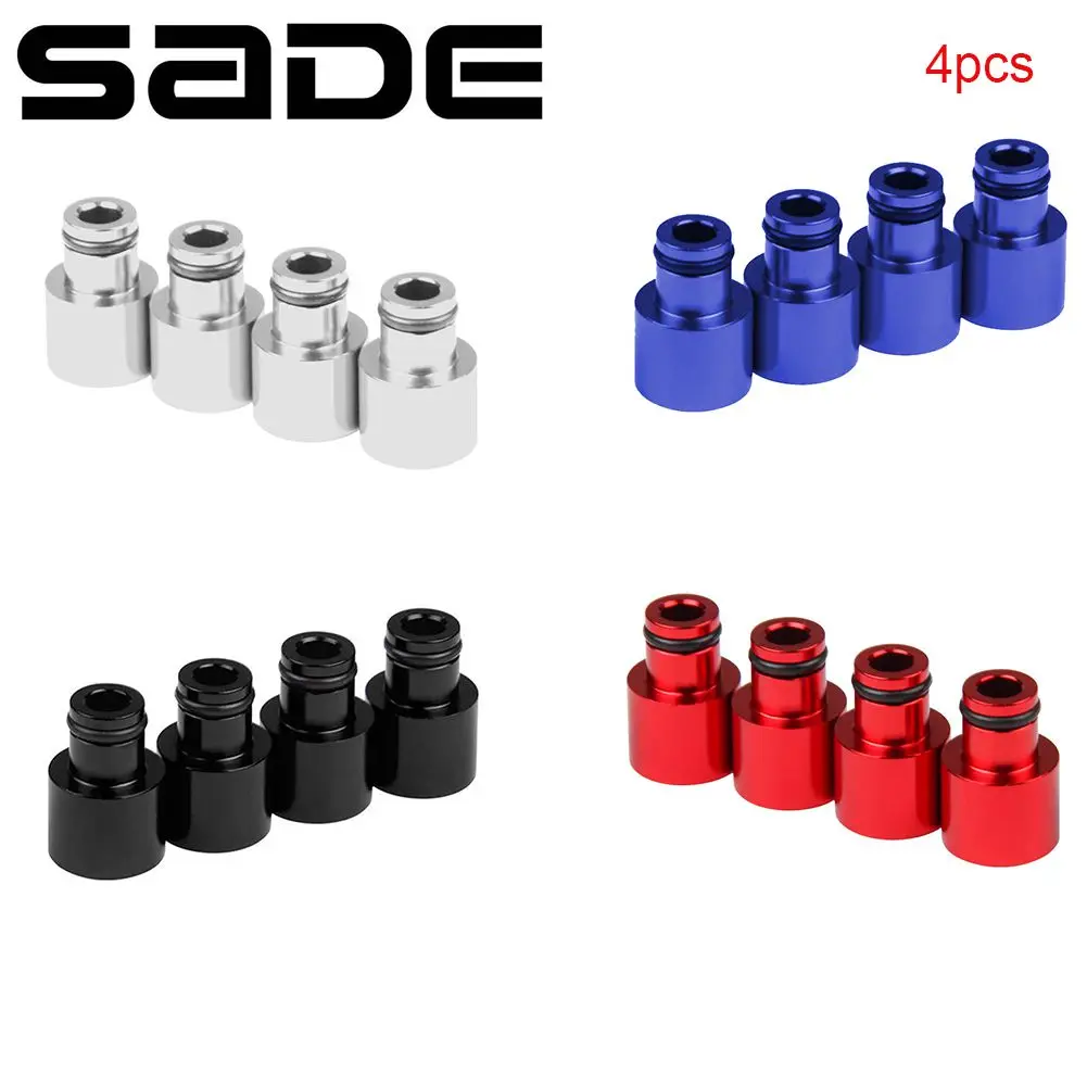 4Pcs Durable Fuel Injector Adapters Top Cap Extenders Sealing Car Auto