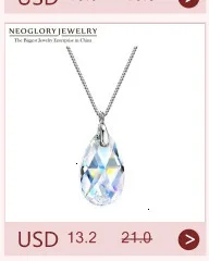 Neoglory Подвески Снежинка крюк серьги-подвески в форме звезды для женщин ювелирные изделия Новинка Горячая GJ украшенные кристаллами от Swarovski
