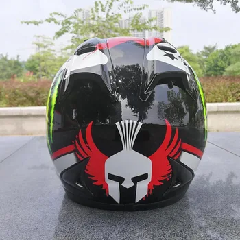 

Motorcycle helmet men's and women's helmets all over the four seasons style cool motorcycle safety racing helmet