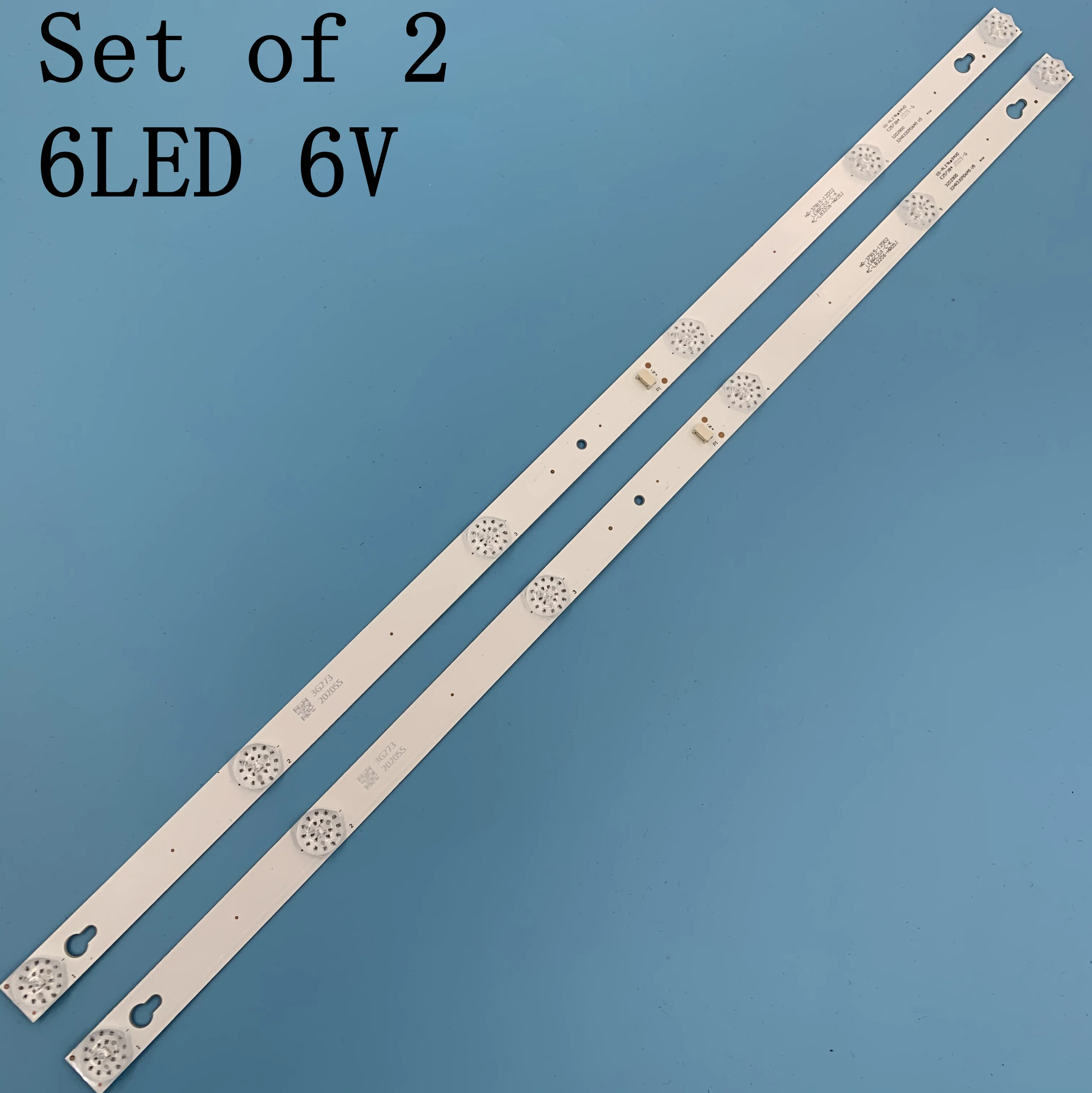 New 2pcs/set 6LED(6V) 560mm LED Backlight Strip for L32P1A 4C-LB3206-HR03J HR01J 32D2900 32HR330M06A5 V5 1