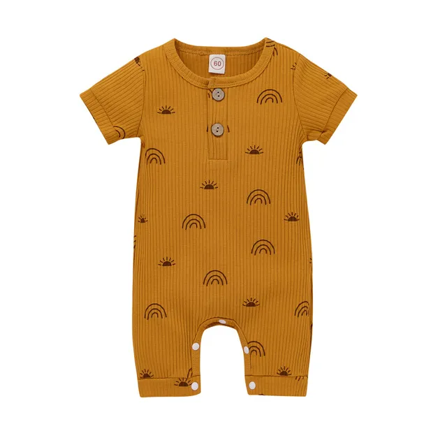 Infant Newborn Girl Floral Romper Jumpsuit Playsuit Cotton Outfit Baby Clothing 15