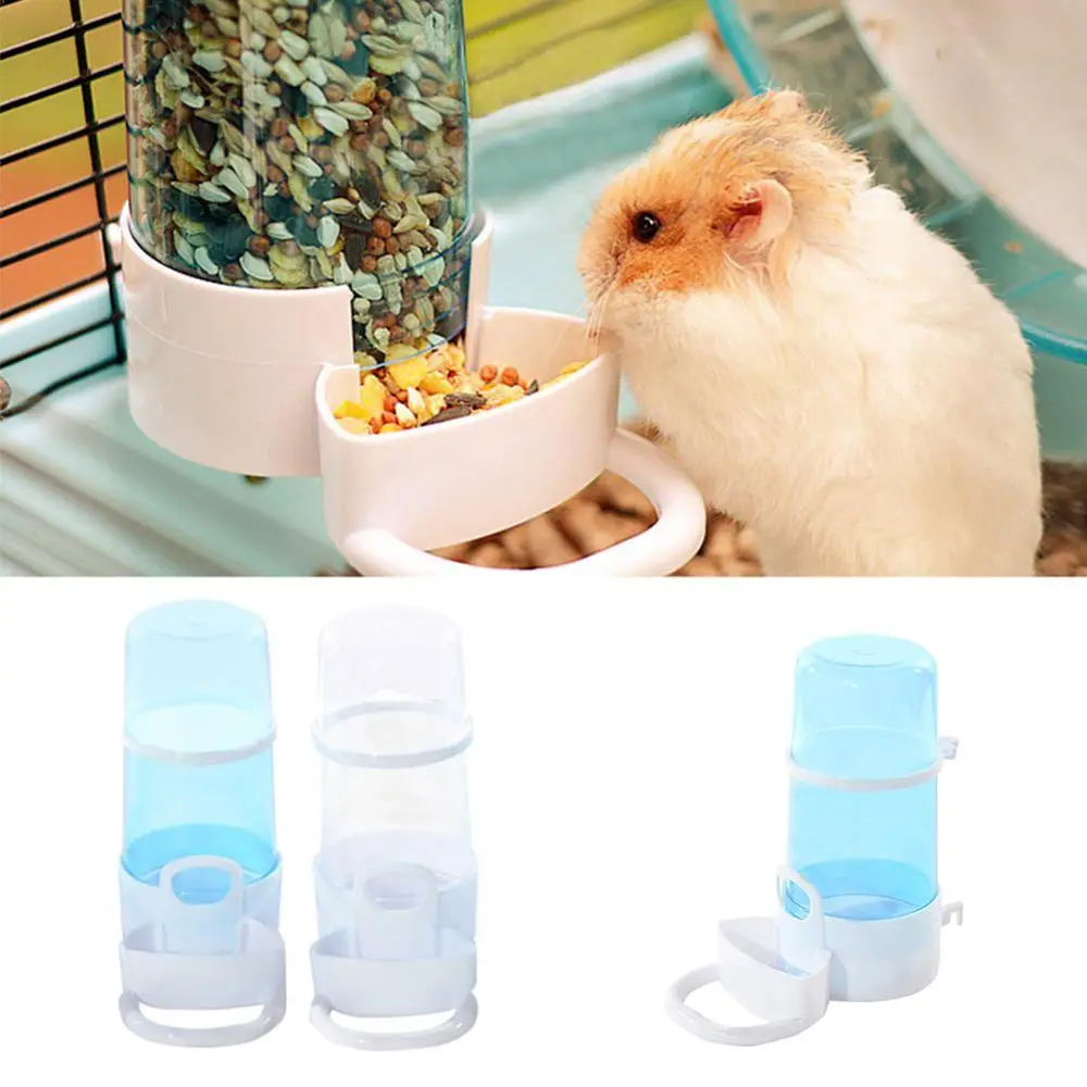 

Bird Feeder Transparent Automatic Hamster Water Bottle Feeder Guinea Pig Bird Feeding Bowel bebederos aves Durable Harmless Feed