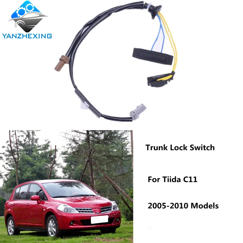 Trunk Switch Opener For Nissan Tiida C11 LATIO Versa 2007-2012 TOYECOTA 