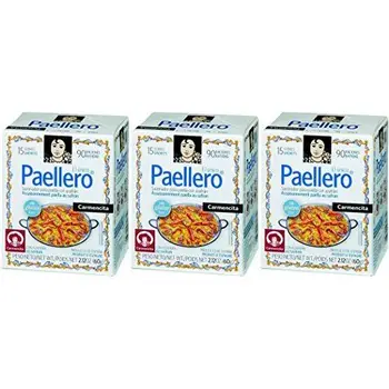 

Carmencita Paella Gewürz Für Traditionelle Paella 60 g 15 sachets - [Pack 3]
