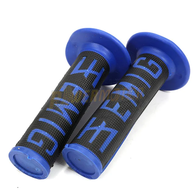 2019 New Hot Selling Handle MX Grip EMIG Grip FOR To KLX CRF Motorcycle Dirt Pit Bike Rubber Handlebar Twist Grip For GEL GP Black-Blue