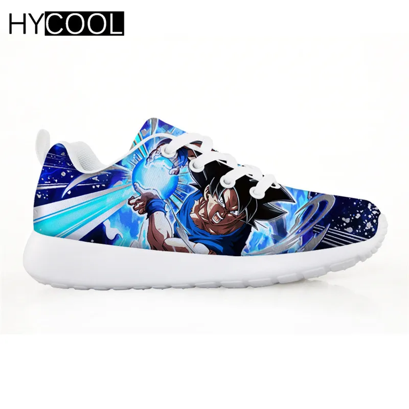 HYCOOL Outdoor Sports Running Shoes Children Shoes For Kids Boys Dragon Ball Z Prints Sneakers Athletic Walking Chaussure Enfant - Color: HMF706BN