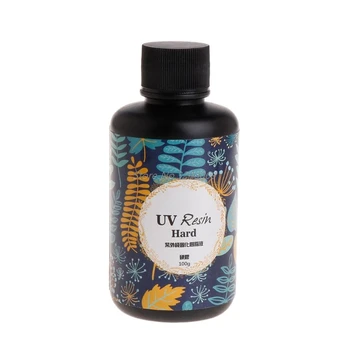 

UV Resin DIY Epoxy Resin Handmade Jewelry Making Curing Hard Glue Quick Dry Safe Non Toxic Transparent Solidify 100g