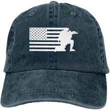 Мужская и Женская бейсбольная кепка с американским флагом солдата США, джинсовая кепка для папы, Кепка водителя грузовика