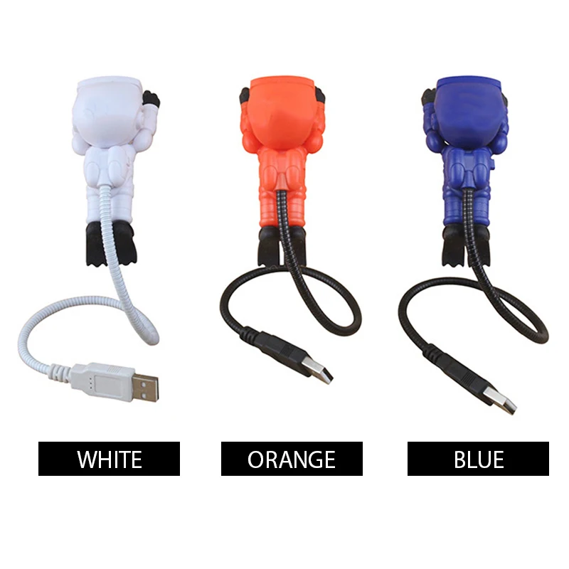 Светодиодная Ночная лампа астронавта для домашнего шлема с USB разъемом