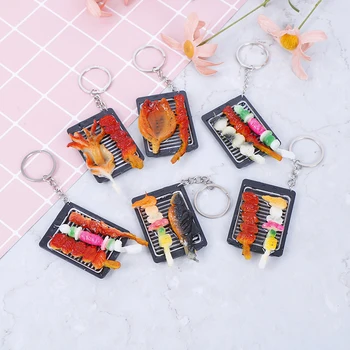 

1/6 Dollhouse Miniature Simulation Barbecue BBQ Food Toy for Barbi doll house Pretend Play food Kitchen Accessories Toys