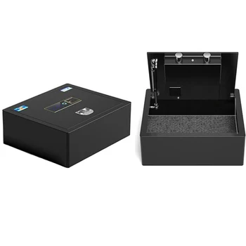 Buy Safes Drawer Safety Digital Password Lock Home Office Hotel Dual Alarm System Safe Cover Key Anti-theft File Security LBXX017