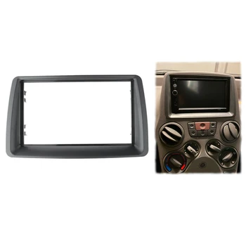 

LONGSHI 2din Fascia For FIAT Panda 2003- 2012 Radio Stereo Panel Dash Mount Installation Trim Kit Frame Plate Bezel 2DIN