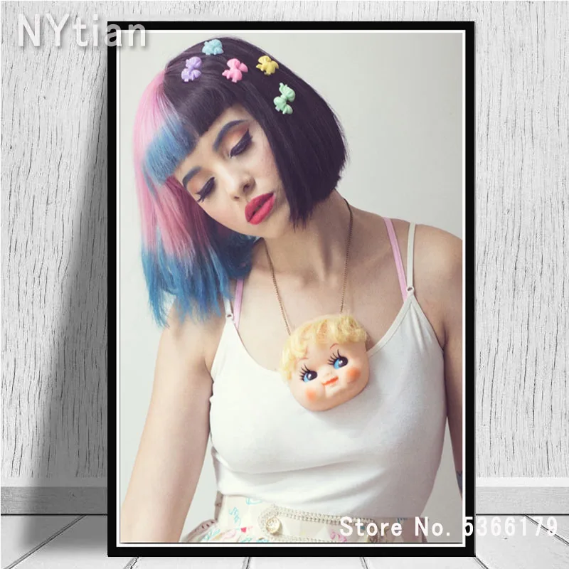 NT330 Melanie Martinez K-12 альбом поп-музыка звезда девушка плакат печать стены Искусство Картина Холст Живопись Декор для гостиной дома комнаты - Цвет: Светло-желтый