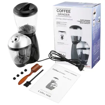 

Professional Home Coffee Grinder Electric Grinding Machine Equipped With 420 Stainless Steel Grinding Disk Coffee Maker 220-240V