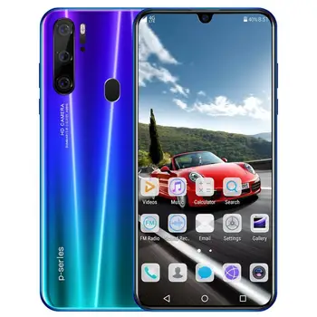 

New P35pro Mobile Phone 6.3 Inch Hd Water Drop Large Screen 2+32g Android 9.1 Fingerprint Face Unlock Phone