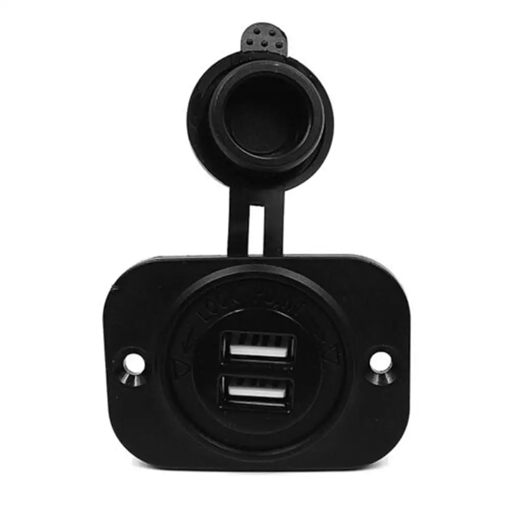 Auto Und Motorrad Wasserdicht 12V Hohe Qualität Zigarette Leichter Sitz Gps Handy Dual Usb Ladegerä