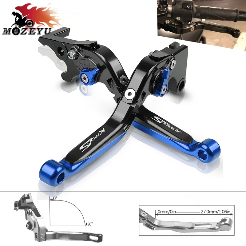 

K 1200S K1200S 2008 CNC Motorcycle Adjustable Folding Extendable Brake Clutch Lever For BMW k1200S 2004 2005 2006 2007 2008