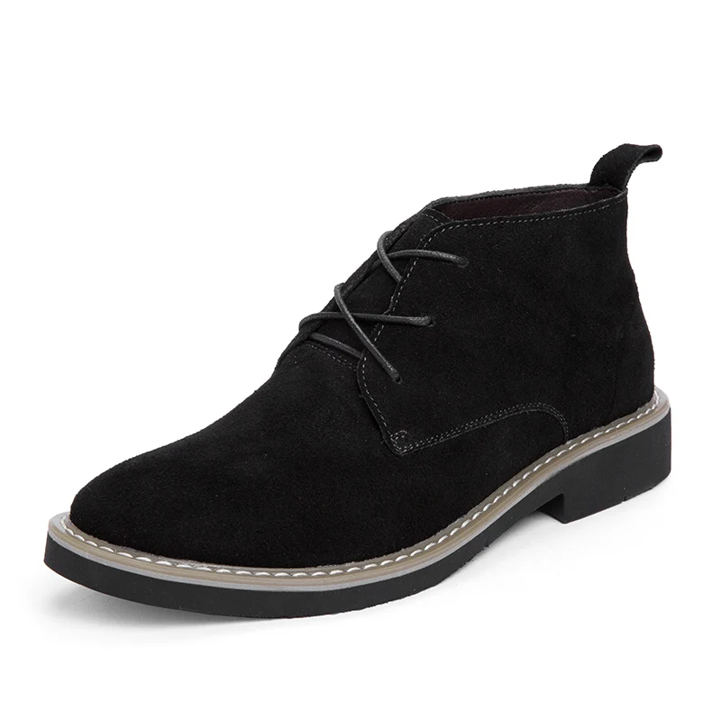 

Boots Men Winter Warm Snow Shoes Mens Leather Shoe Ankle Cowboy Waterproof shose Man Motorcycle Casual Boot 2019 Men's Footwear