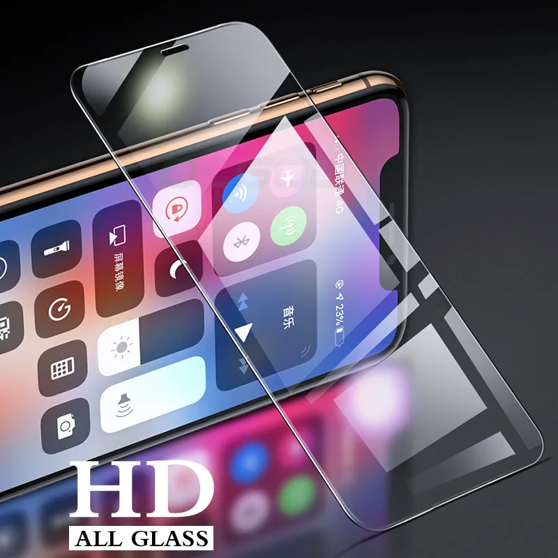 

OICGOO 3Pcs 9H Tempered Glass For iPhone X XS MAX XR Screen Protector Film For iPhone X Xr Glass Protective