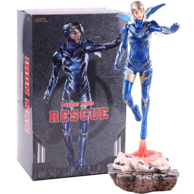 

Avengers Endgame Iron Man Rescue Pepper Potts Scale Statue PVC Action Figure Collectible Model Toy