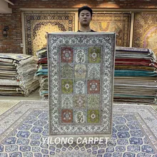 YILONG 2,5 'x4' небольшой Восточный ковер, четыре сезона, Шелковый персидский ковер с ручной вязкой(YXR355B